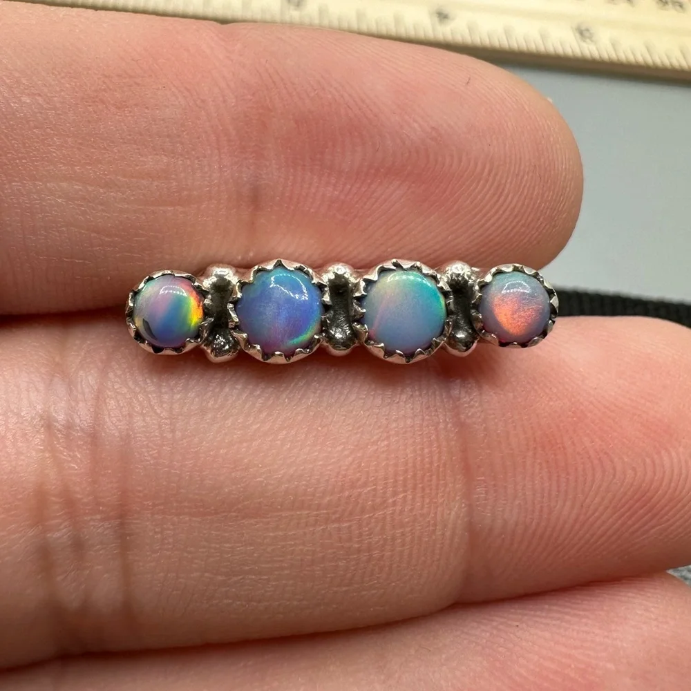 ⌚Aurora Opal Sterling Silver 925 Watch Band Charm Apple iWatch